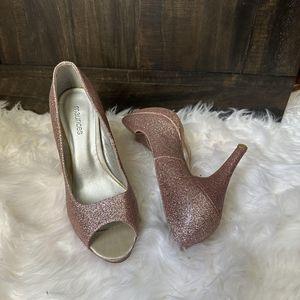 Women's glitter heels
